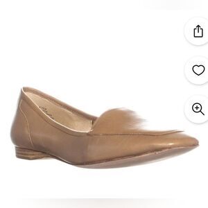 Circa Joan & David Leather Tan Flats, Size 9M